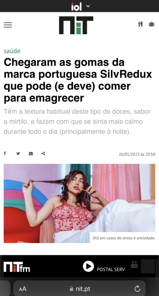 Gomas de Sono SilvRedux , fotografia oficial SilvRedux